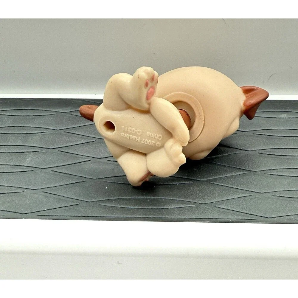 Littlest Pet Shop Authentic # 1753 Tan Pug Brown Flower Patch Blue Eyes Freckles